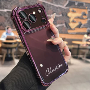 Custom Name Case for Samsung A51 A31 A71 A11 A01 A50 A50s A10 A10s Cover Air Bag Protection Casing with Name