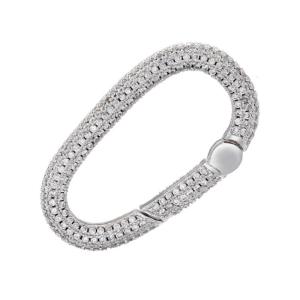 Thanh lịch vàng/mạ bạc đồng thau đá Cubic Zirconia hình học kết nối cho các nhà thiết kế và thủ công những người đam mê