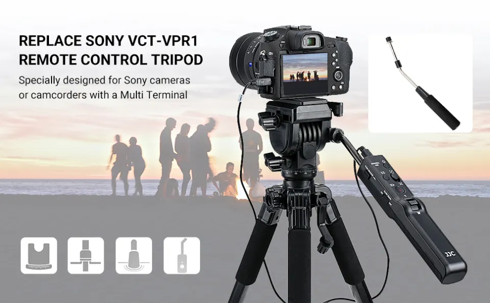 JJC VCT-VPR1 Compact Remote Control Tripod Stand for Sony Camera