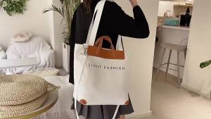Retro Tote Bag Large Capacity Canvas Bag Women Shoulder Bag Travel bag Sling Bag