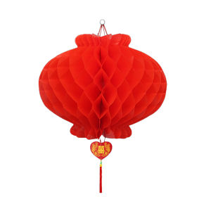 New Year Honeycomb Lantern Chinese Spring Festival Red Lantern Pendant Christmas Decorations For Home Ornaments Lanterns