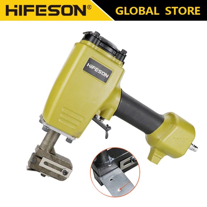 New HIFESON Heavy Duty Pneumatic Punch Gun Air Punching Machine 4.5mm ...