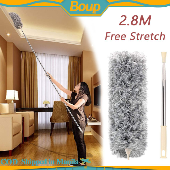 High-Reach Microfiber Duster, Uitbreidbare Spider Web Brush