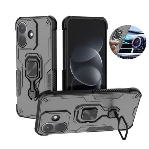 For Xiaomi Redmi Note 17 Pro 5G Case Car Holder Metal Ring Armor Phone Cover For Redmy Note17 Pro Slide Lens Protecti