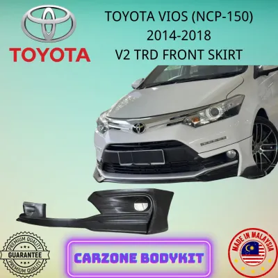 TOYOTA VIOS (NCP-150) TRD SPORTIVO V2 FRONT SKIRT (PU) 2014 2015 2016 2017 2018 BODYKIT CAR