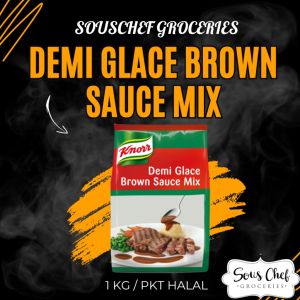 KNORR DEMI GLACE BROWN SAUCE MIX 1KG/PKT HALAL