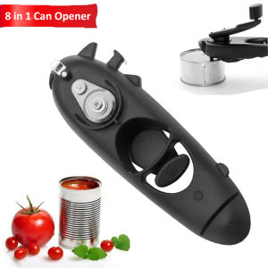 Manual Can Opener Multifunction Canned Food Opener Side Cutter Beer Bottle Opening Kitchen Bar Tools