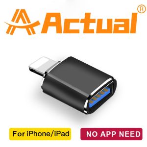 Actual 4 in 1 Card Reader High-Speed Smart 3.0 Metal Type C / Micro USB / SD Card / TF Memory Card Read OTG Adapter