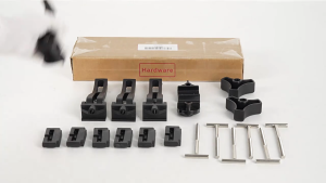 Quick Install Truck Bed Cover Clamp ABS Anti Shock Design Universal Compatibility Suitable for Pickup Cargo Box Security