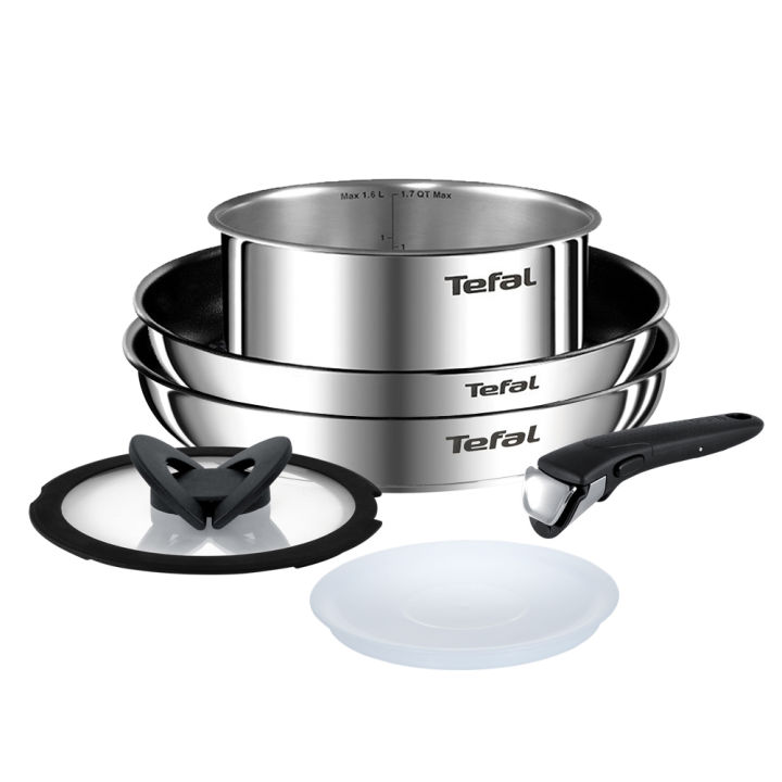 Tefal Ingenio Emotion Stainless Steel Frying Pan 6p Dishwasher Oven