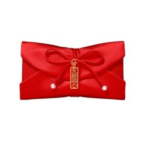 TSEVD Traditional Brocade Red Envelope  Chinese Style Wedding Money Envelope Red Packet Blessing Red Lucky Bag Spring Festival