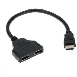 Hdmi Splitter Adapter Cable 1 in 2 out Male to Dual Female 1 2 Way Converter for Hd Led Lcd Tv