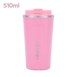 Sohoo แก้วกาแฟ แก้วเก็บอุณหภูมิ Hot&cold แกว้ในเป็นสแตนเลส304  พร้อมฝา 510ml