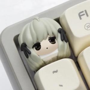 Marushiru Anime KeyCaps Custom 3D Cute ESC Artisan Keycap Resin Cartoon Point Key Caps Mechanical Keyboard Accessories MX Switch