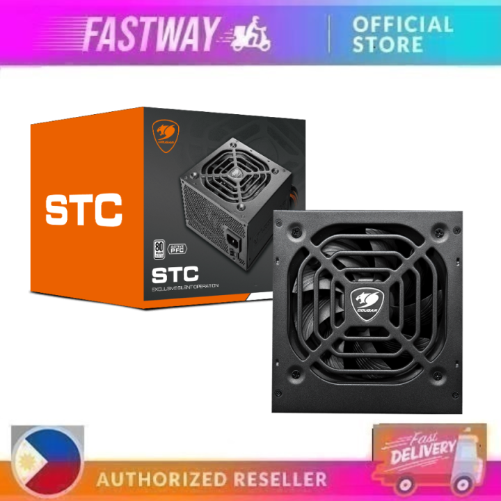 COUGAR STC 500W/600/750 80+ WHITE NON-MODULAR W/APFC GAMING POWER ...