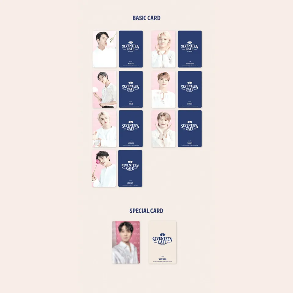 SEVENTEEN - Trading Card Set ( CAFE in SEOUL ) Factory Sealed