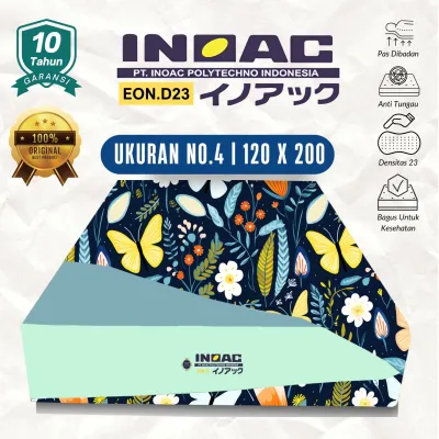 INOAC Kasur Busa EON D23 Original Garansi 10 Tahun Kualitas Premium Empuk Adem dan Tahan Lama