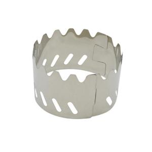 Cắm trại Trọng lượng nhẹ rượu bếp kính chắn gió bằng thép không gỉ có thể gập lại Tấm chắn gió gấp Bếp Cắm Trại kính chắn gió