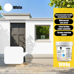 [1000g] 50 years of paint without peeling Anti-Mold Interior Latex Paint  Eco-Friendly Self-Applying Wall Coating Quick Drying Interior and exterior wall latex paint repair Renovation No odor