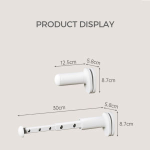 Retractable Clothes Drying Rack Travel Clothes Drying Rod Home Clothes Drying Rack Portable No Need To Punch holes