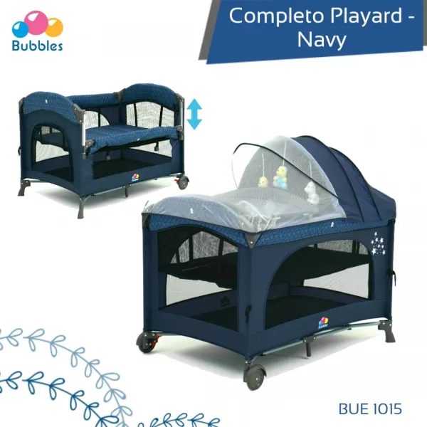 Bubbles Completo Infant Newborn Baby Playard/Playpen with Diaper