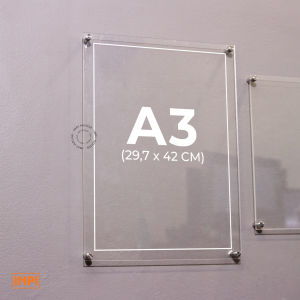 Frame Bingkai Display Poster Akrilik Menu Dinding - INPI House