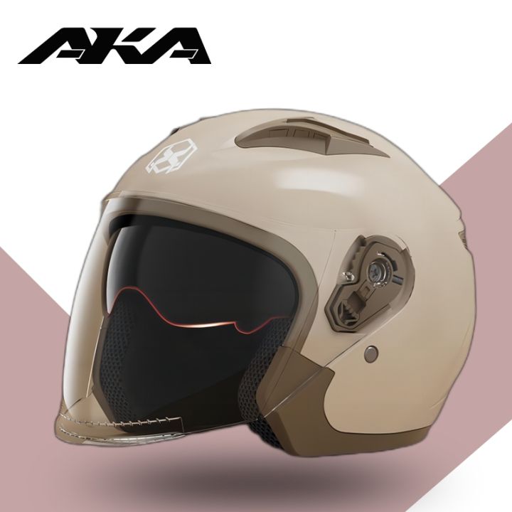 lazada helmet JQF Gear Full Face Motorcycle WS-607 DOT Approved for Adults army fansplease choose this item. Latest Half Face Helmets With