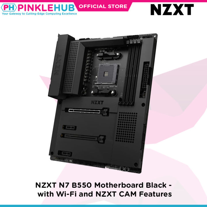 PinkleHub NZXT N7 B550 Motherboard Black AMD Motherboard with - Main Image
