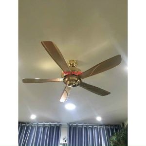 [HÀNG LOẠI I-Kính 1m42] Quạt Trần Đường FE-6C-GOLD Promax Lõi Đồng Full 6 Cấp Độ Gió 0 Chế Độ Đèn Phù Hợp Mọi Không Gian Như Phòng Khách Bếp Phòng Ngủ [ BH 3 Năm]