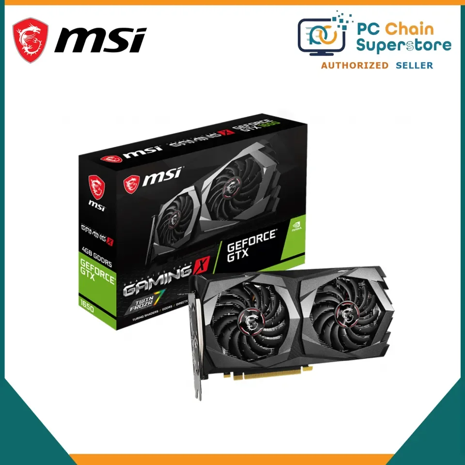 Msi gtx 1650 gaming x super hot sale