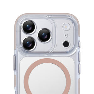 Solid Color Bumper Clear Lens Protection Magnetic Case For iPhone 17Air 17Pro Max For Magsafe Wireless Charge Hard Cover