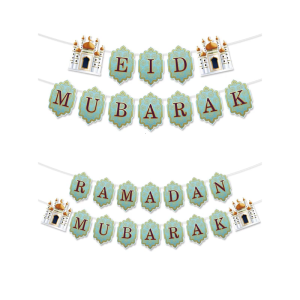 Middle Eastern Festival Hanging Banners Paper Garlands for Weddings and Parties Handmade Party Hanging Ornament