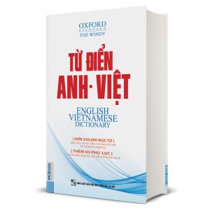 Từ Điển Anh Việt Phiên Bản Bìa Mềm Màu Trắng - Giải Nghĩa Đầy Đủ Ví Dụ Phong Phú