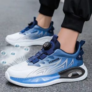 Giày nam mùa hè đa năng giày lưới thoáng khí giày thể thao chạy bộ có khóa xoay giày thời trang đa năng giày thường cho bố giày hợp thời trang