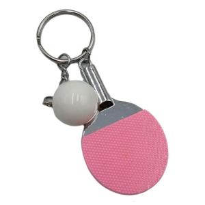 3D bóng bàn Mặt dây chuyền Keychains thể thao nhỏ bảng pingpong Keychain dễ thương móc khóa thể thao pingpong Mặt dây chuyền