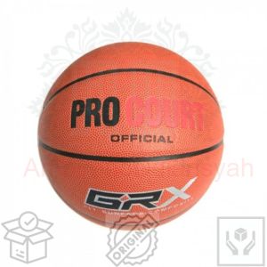 Pro Court Leather Basket Ball-Bola Basket GRX real seperti gambar bola size 7 type GRX ORI