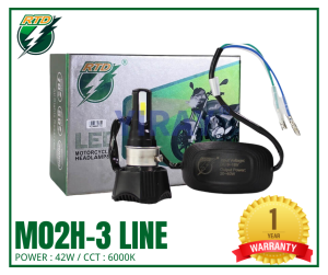 M02H-3 line LED MOTORCYCLE HEADLIGHTS | (ORIGINAL) RTD MALAYSIA OFFICIAL