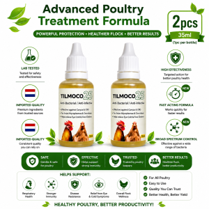Advanced Poultry Treatment Formula – 35ml Premium Anti-Bacterial & Anti-Infective Solution for Healthier Flock Faster Results and Stronger Immunity
