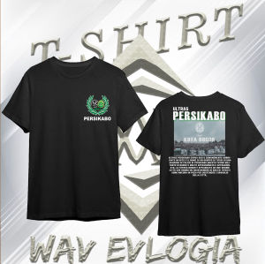 (024) KAOS DISTRO FASHION WAV EVLOGIA MOTIF ULTRAS PERSIKABO FREE STICKER STREETWEAR PRIA WANITA KEREN T-SHIRT STREETWEAR T-SHIRT