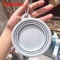 Plastic Folding wash Basins Portable Folding Wash Face/Ass Basins Baby Bath Basin Wash Basin Outside baby travel essentials can hang on the bag. 