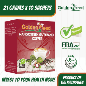 Golden Seed Mangosteen Guyabano Coffee Instant Coffee Mix