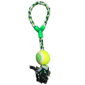 Japan Yokohama  Pet Toy Supplies Puppy Dog Rope Cotton Braided Bone Clean Molar Chew Knot Play The Tennis HS2093
