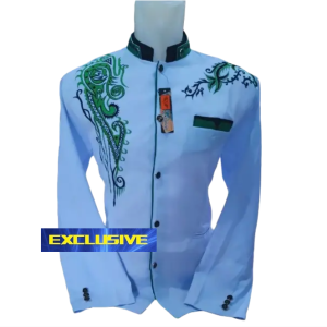 JASKO BORDIR | JAS KOKO PRIA DEWASA | JAS KOKO PREMIUM MODERN MURAH | ATASAN FASHION MUSLIM PRIA