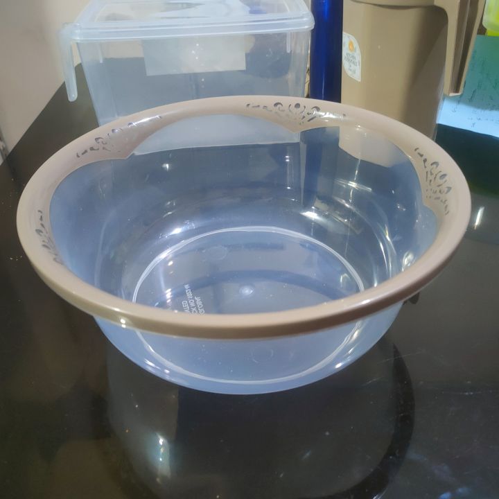 Transparent Color Basin Transparent Basin Aesthetic Plastic Basin | Lazada PH