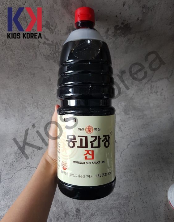 Monggo Jin Gan Jang Korean Soy Sauce 1.8 L Kecap Asin Korea Lazada