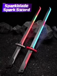 Glowing Spark Toy Rechargeable With Rgb Colored Lights And e Effects Role-Playing