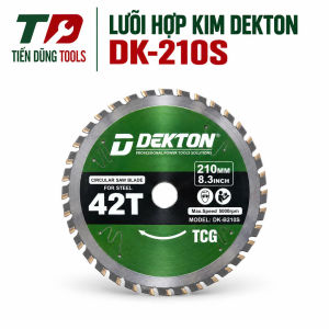 Lưỡi Cắt Sắt Hợp Kim Dekton DK-B210S 210mm 42 Răng