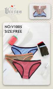BURSON 12pcs Bikini Panty Womens Underwear Panty Free Sizet 23-25 Waistline