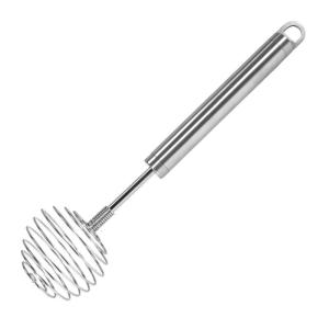Stainless Steel Spirals Spring Whisk Eggs Beater Manual Press Type Mixer Kitchen Baking Tool Handheld Butter Eggs Mixer