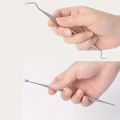 VINEY 7/8Pcs Thép không gỉ Bộ chăm sóc răng có hộp lưu trữ Chống gỉ Dụng cụ vệ sinh răng miệng Hộ gia đình Chuyên nghiệp Dụng cụ cạo lưỡi Bệnh viện thú y. 